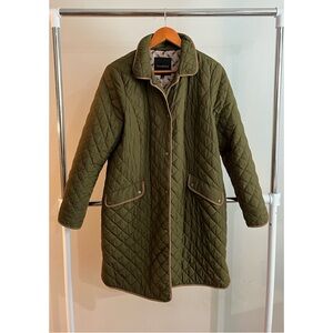 Talbots Olive Quilted Jacket